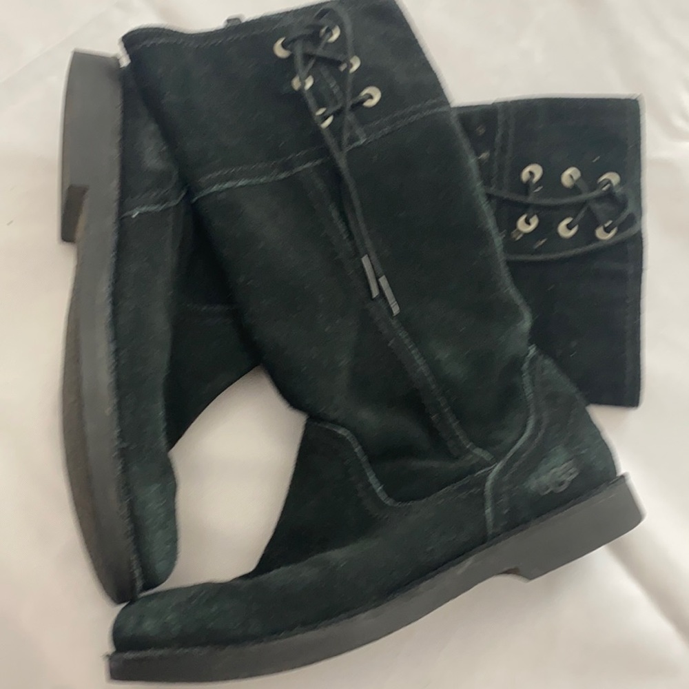 Ugg Kids Suede Boots Black